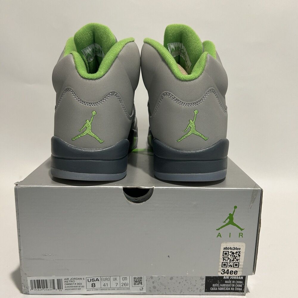 Nike Shoes Air Jordan 5 Retro “Green Bean” 2022 - Picture 4 of 5